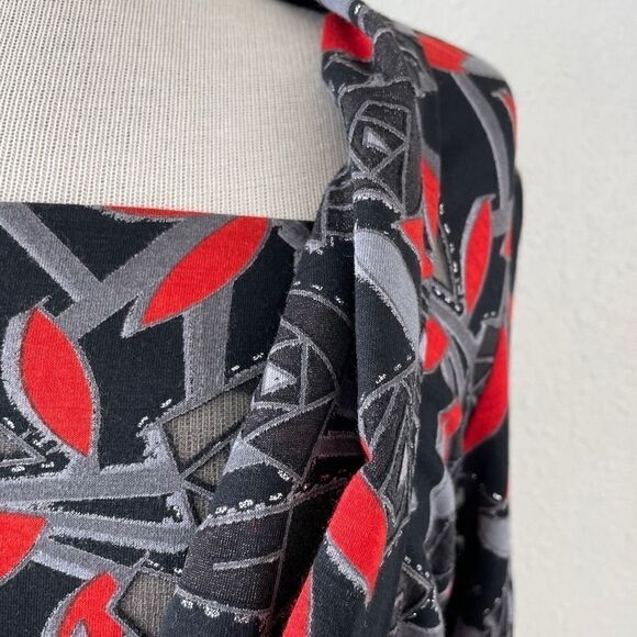 NWT Multiples Long Sleeve Blouse Top Size Petite L - Picture 3 of 10